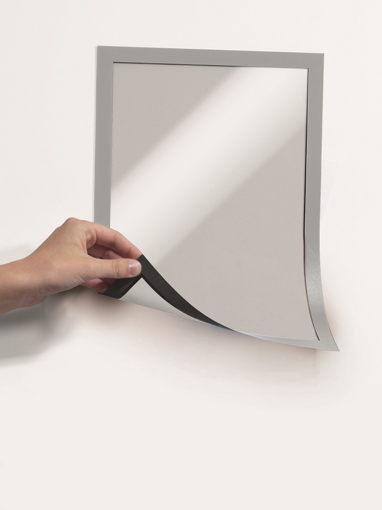Magnetický DURAFRAME MAGNETIC A4 strieborný – Obrázok 4
