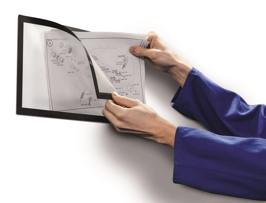 Panel DURAFRAME MAGNETIC PLUS A4 čierny – Obrázok 2