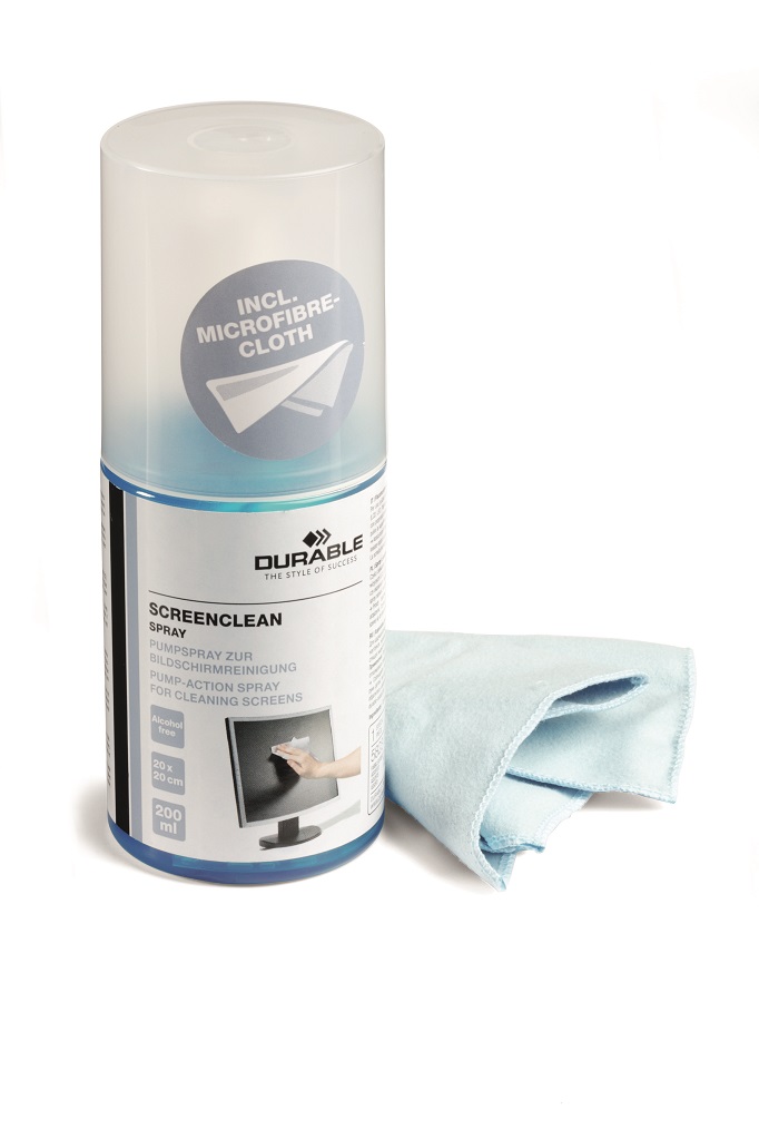 Sprej na obrazovky TFT/LCD a plazmy 200 ml s utierkou – Obrázok 2
