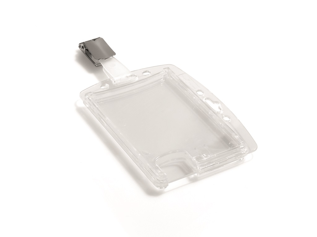 Visačka na 2 plastové karty so štipcom DURABLE 85x54mm 25ks – Obrázok 3