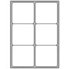 Etikety univerzálne 99,1x93,1mm Agipa A4 100 hárkov