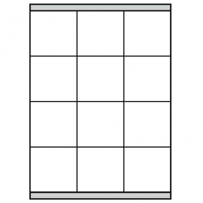 Etikety univerzálne 70x67,7mm Agipa A4 100 hárkov