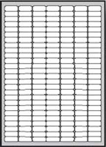 Etikety univerzálne odnímateľné 25,4x10mm Agipa A4 25 hárkov