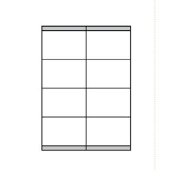 Etikety univerzálne 105x70mm Etibox A4 100 hárkov