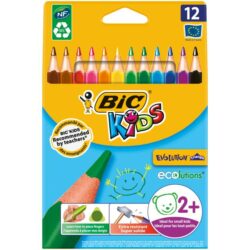 Farbičky BIC trojhranné odolné voči lámaniu, 12 ks