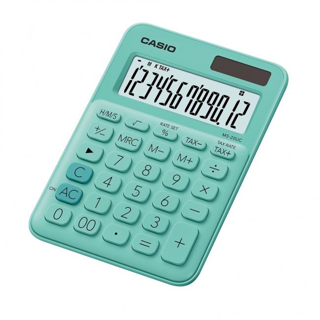 Kalkulačka Casio MS-20UC zelená
