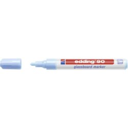 Popisovač na sklenené tabule Edding 90 svetlomodrý