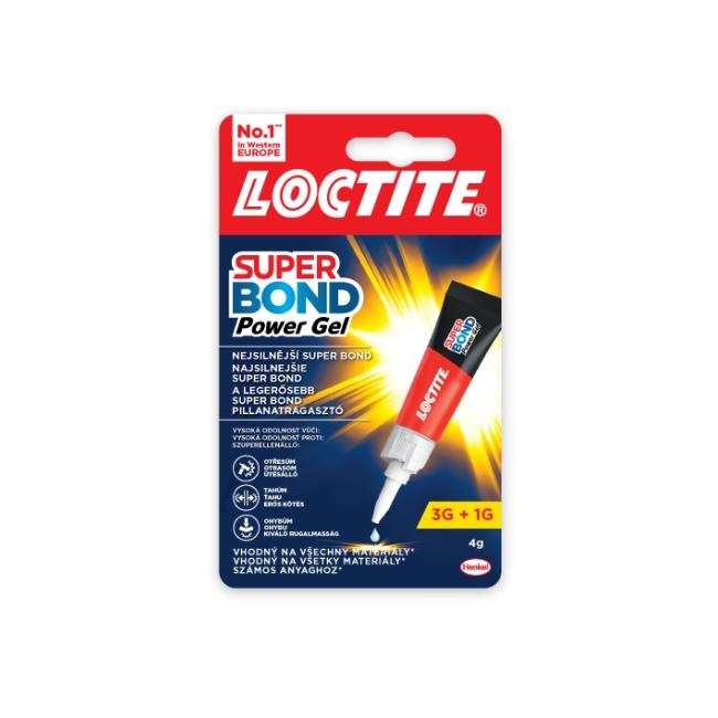 Sekundové lepidlo Loctite Super Bond Power Gel 3g