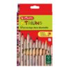 Farbičky Herlitz Trilino trojhranné 12 farieb