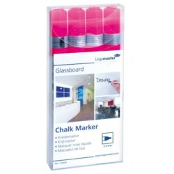 Popisovač na tabule Legamaster GLASSBOARD ružový 4ks
