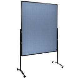 Moderačná tabuľa plstená 150x120 cm PREMIUM modrosivá