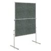 Moderačná tabuľa plstená 150x120 cm ECONOMY sivá