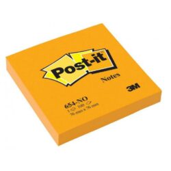 Bloček Post-it 76x76 tekvicovo oranžový