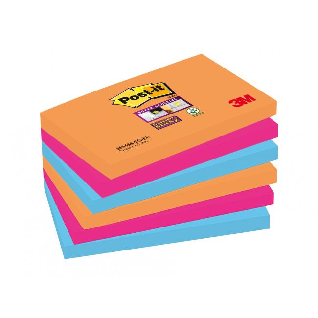 Bločky Post-it Super Sticky `Bangkok` 76x127mm