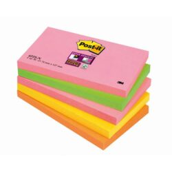 Bločky Post-it Super Sticky `Kapské Mesto` 76x127 neónové farby
