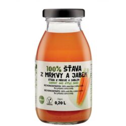 ZDRAVO šťava 100% mrkvovo-jablková 10 x 0,2 ℓ NEVRATNÉ SKLO