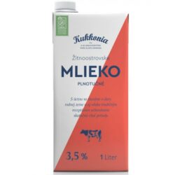 Trvanlivé mlieko Žitnoostrovské Kukkonia plnotučné 3,5% 1 ℓ
