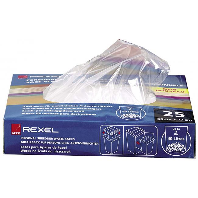 Plastové vrecia Rexel S100 40 litrov 100ks