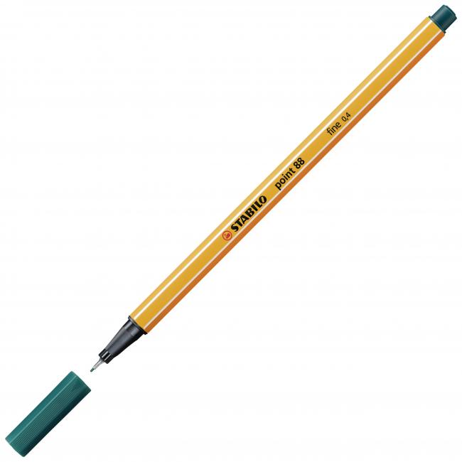 Liner STABILO Point 88 jedľovo zelený