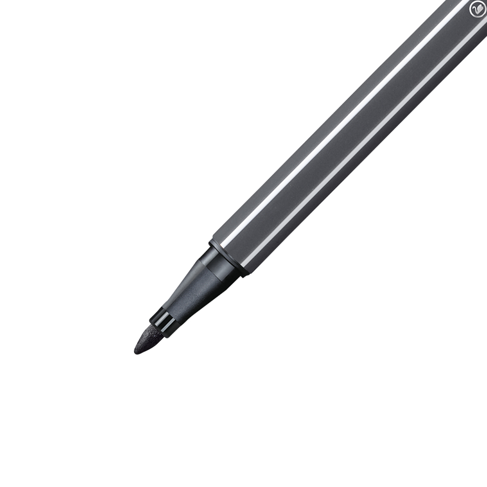 Popisovač STABILO Pen 68 čiernosivý – Obrázok 3
