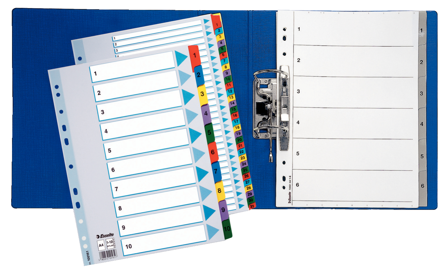 Kartónový rozraďovač Esselte Mylar 1-31 – Obrázok 2