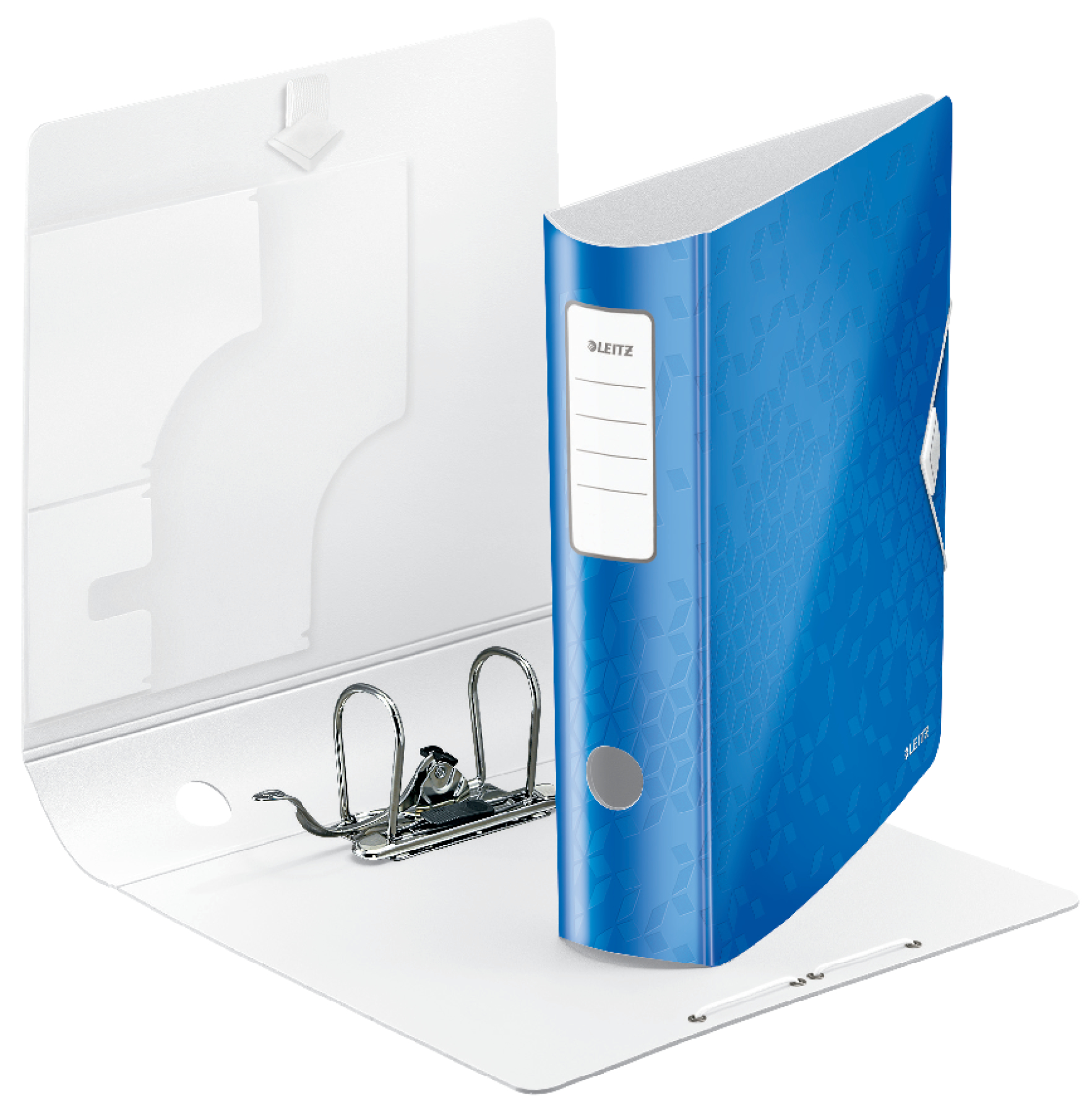 Zakladač pákový Leitz 180° Active WOW 8,2cm modrý – Obrázok 5