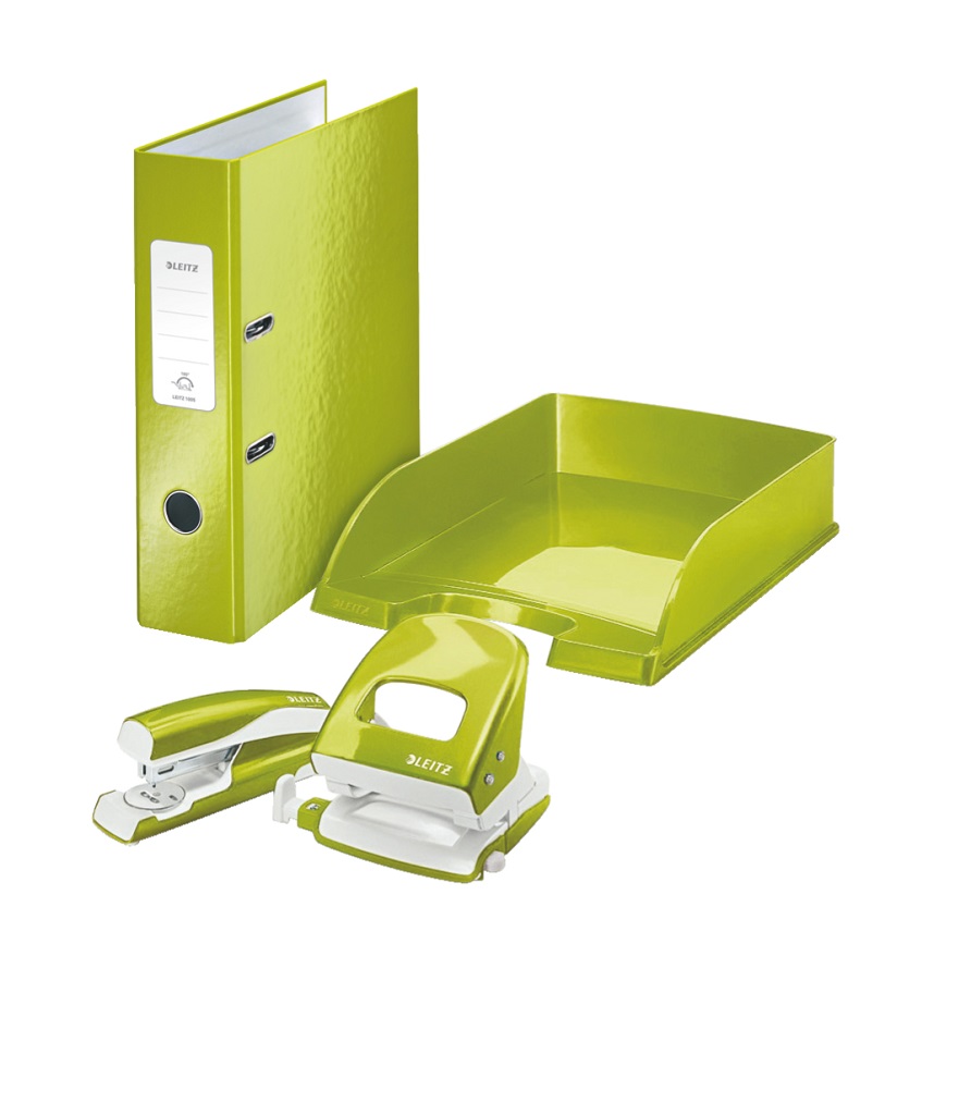 Zakladač pákový Leitz 180° WOW 8cm zelený – Obrázok 5